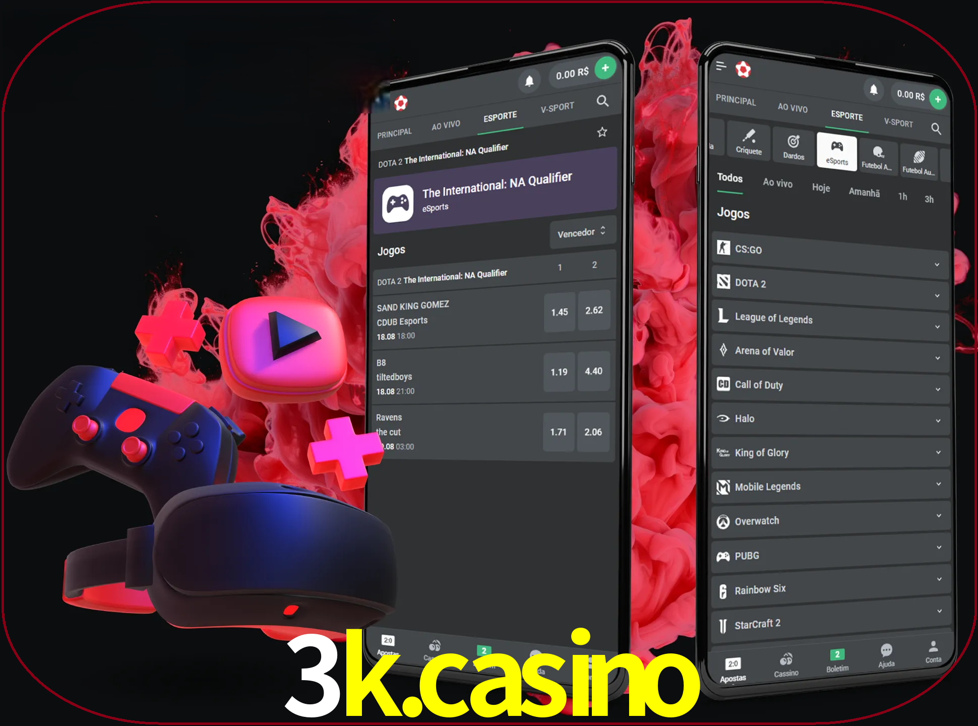 Para ter a aplicação móvel 3K.CASINO no seu smartphone, basta descarregar o ficheiro apk e seguir as instruções.