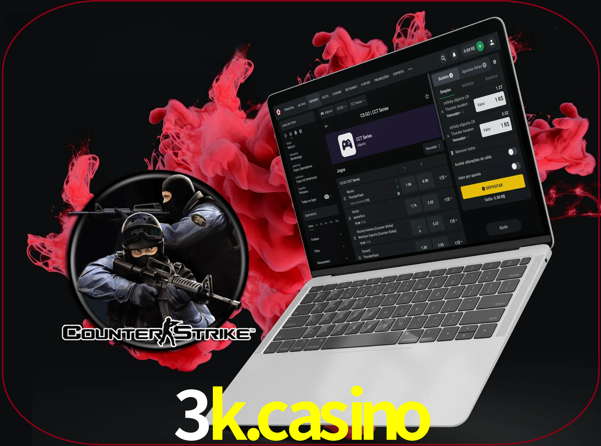 Um grande número de jogos irá agradar aos fãs deste jogo de tiro no sítio Web e na aplicação da empresa 3K.CASINO.