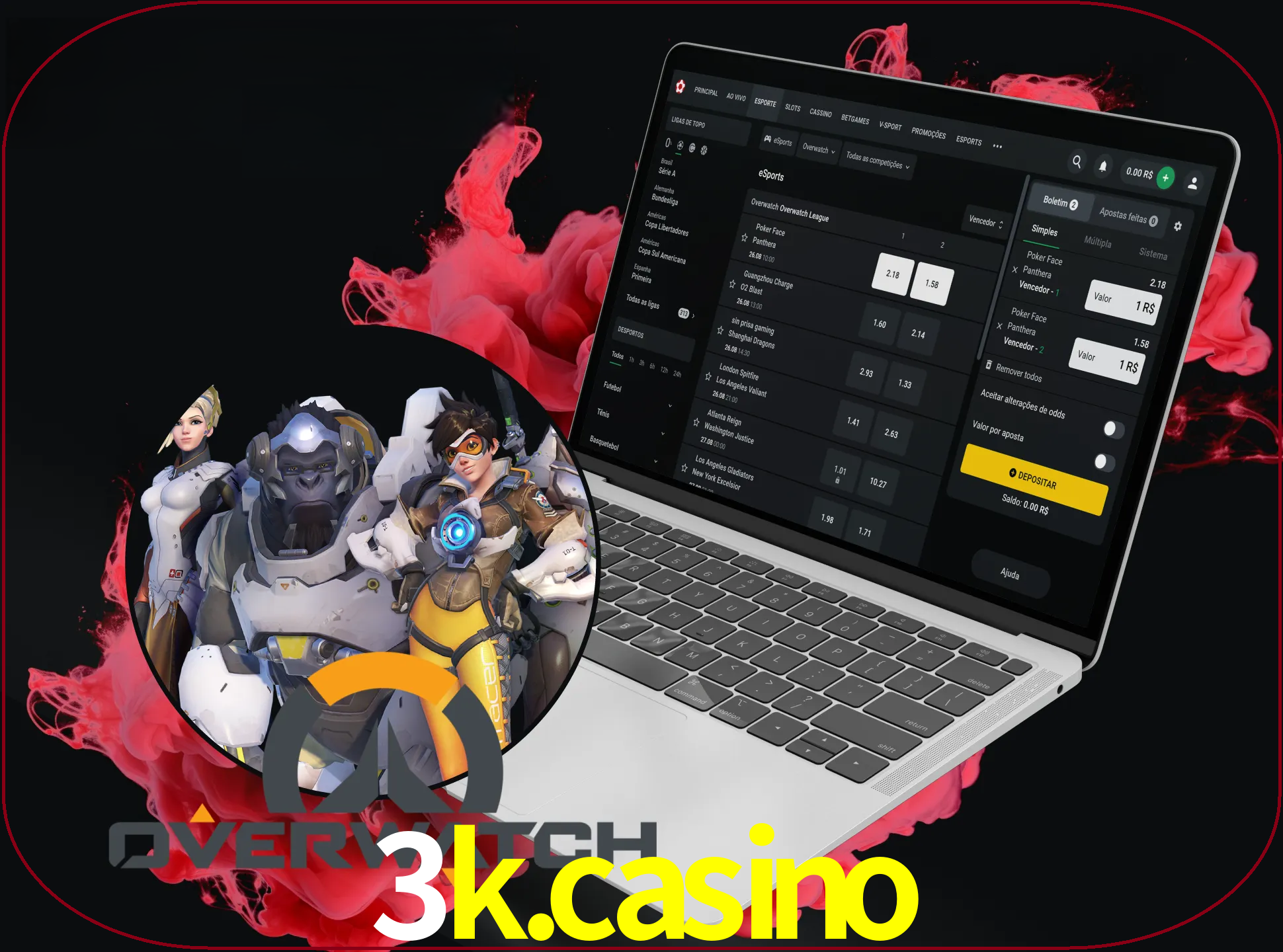 Os fãs deste fantástico jogo apreciarão a abundância de jogos e podem também ganhar dinheiro real apostando no 3K.CASINO.