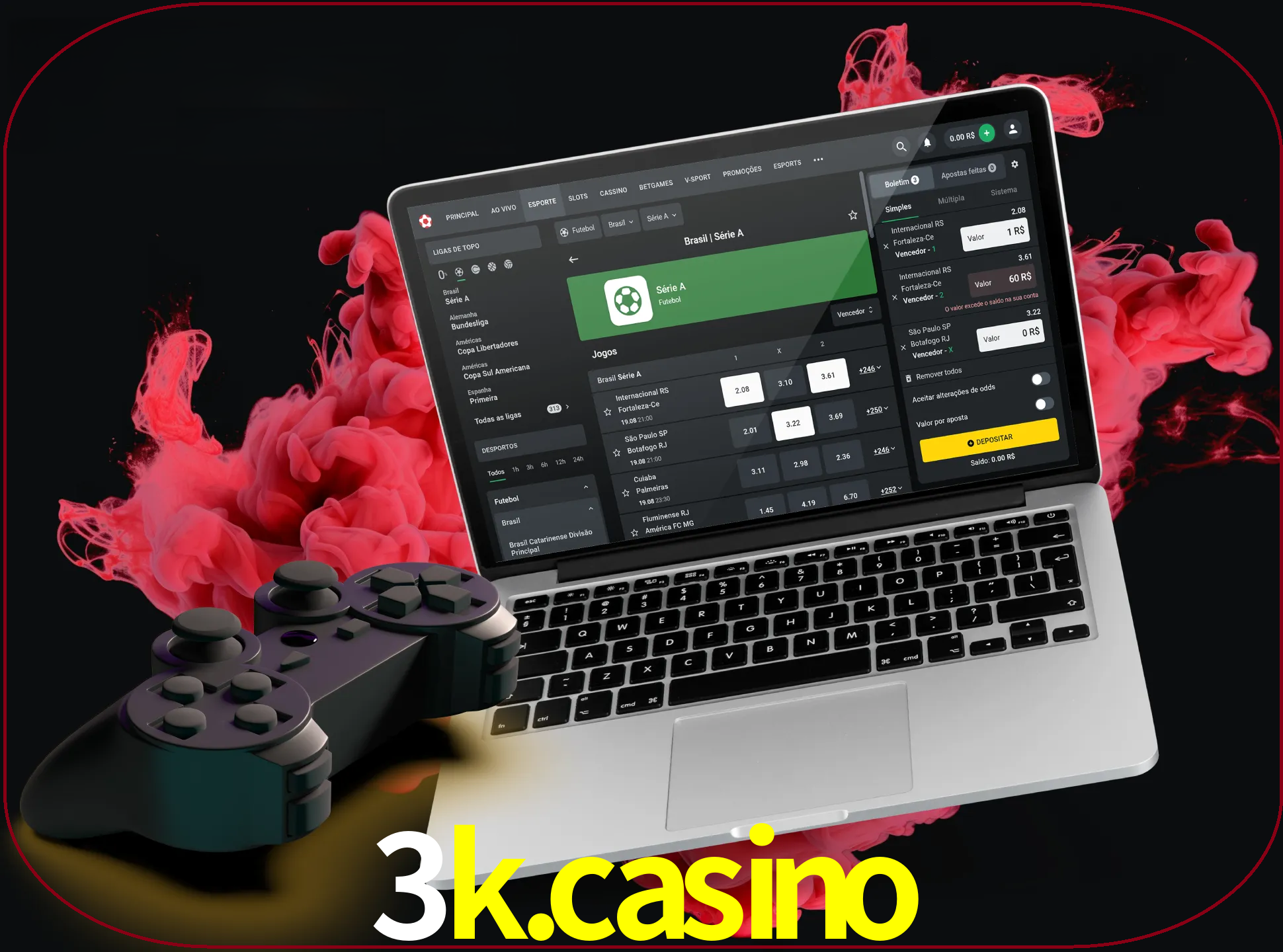 Visite a secção especial de jogos de vídeo em 3K.CASINO para descobrir em que jogos pode apostar e ganhar muito dinheiro.