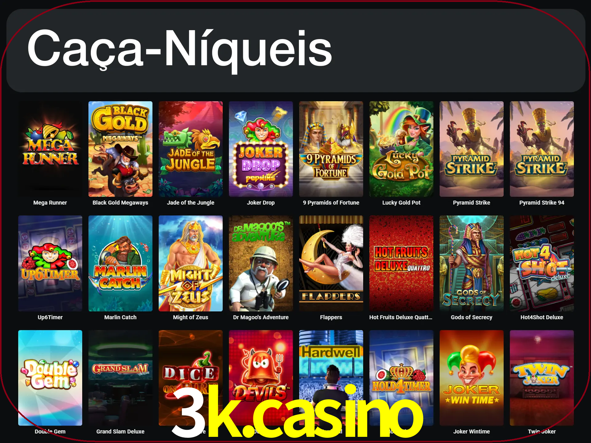 LeonBet tem mais de 3000 slots para jogar.